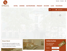 Tablet Screenshot of hotel-engel-hamburg.de